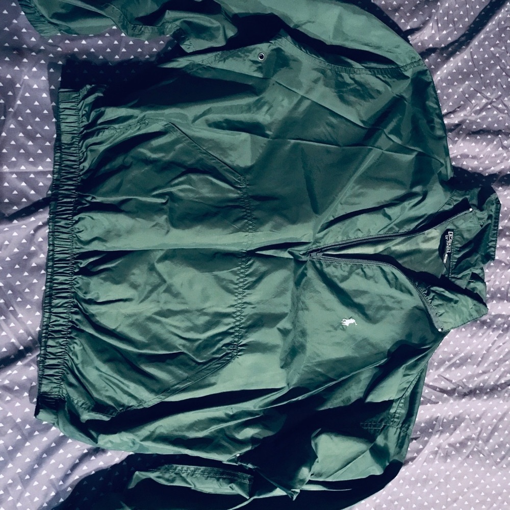 Forest green Polo windbreaker
